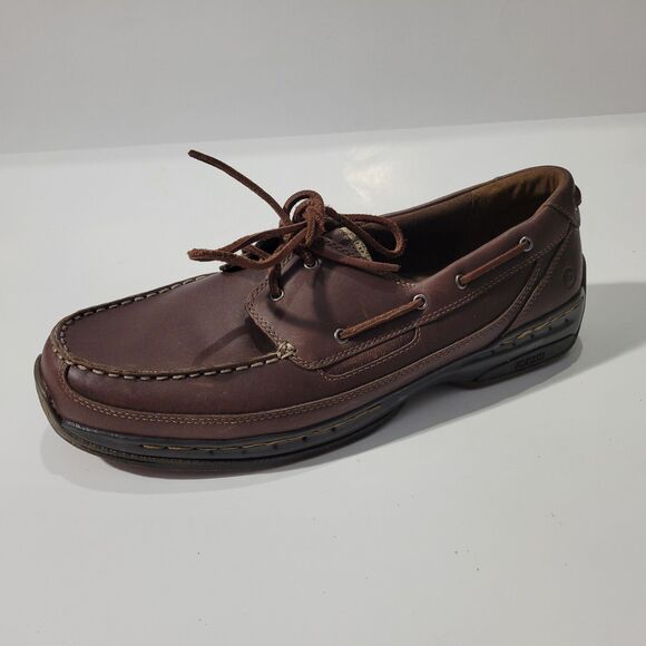 Dunham Boat Leather Shoes Brown Sz  11 main image 11